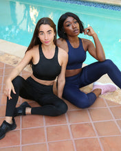 Load image into Gallery viewer, Ashton Sports Bra - Navy Blue
