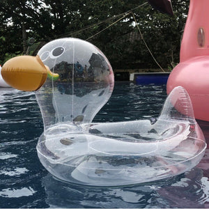 Duck-Shaped Baby Swimming Ring