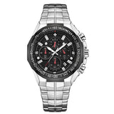 Wwoor Luxury Sports Relogio Masculino Men's Watch - Full Steel Waterproof Chronograph Quartz Wristwatch