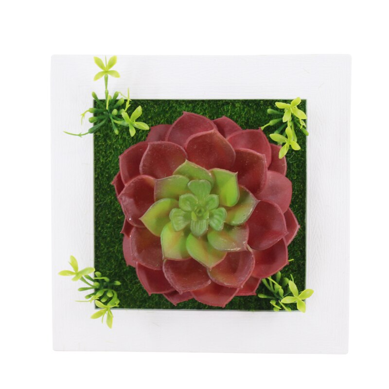 Artificial Plants Wall Decor Decoration for Bedroom Home Decor Artificial Plants Decoration Succulents Frame Wall Hanging Decor