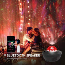 Load image into Gallery viewer, Galaxy Projector Night Light Ocean Wave Projection with Bluetooth
