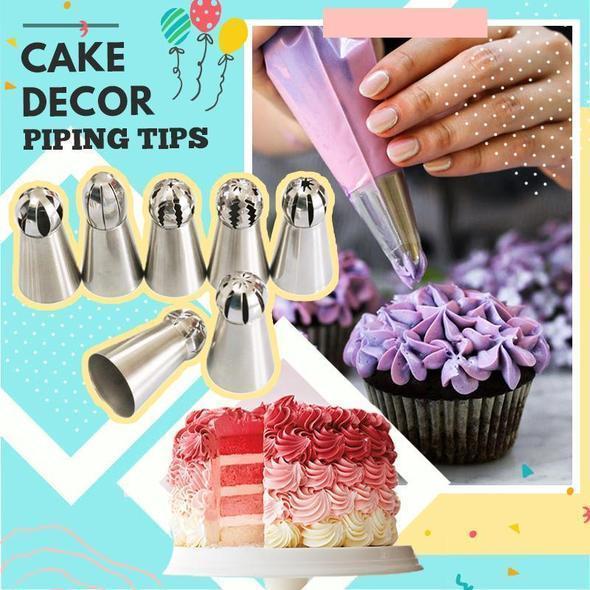 Cake Decor Piping Tips - The Gadgets Emporium
