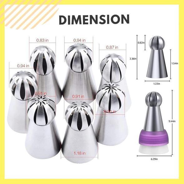 Cake Decor Piping Tips - The Gadgets Emporium