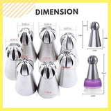 Cake Decor Piping Tips - The Gadgets Emporium