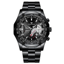 Load image into Gallery viewer, Fngeen Luxury Sports Quartz Men's Watch - Full Steel Waterproof Calender Wristwatch - Theshinemart
