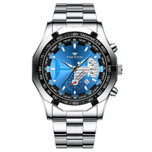 Load image into Gallery viewer, Fngeen Luxury Sports Quartz Men's Watch - Full Steel Waterproof Calender Wristwatch - Theshinemart
