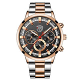 Deyros Luxury Quartz Men's Business Wristwatch - Stainless Steel Casual Watch - Theshinemart