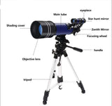 Space Telescope for Beginners Equipped with 150X magnification and 3X Barlow lens