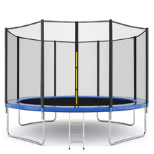 Load image into Gallery viewer, 12ft Premium Trampoline With Safety Enclosure Net For Kids &amp; Adults
