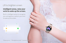 Load image into Gallery viewer, Plumzong Luxury Galaxy Smart Wristwatch For Women IOS &amp; Android KW10 - Theshinemart
