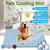 Cooling Mat Pad for Dogs Cats Ice Silk Mat Cooling Blanket Cushion - ObeyKart