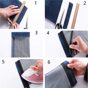 Pants Edge Shorten Self-Adhesive Pants Mouth Paste