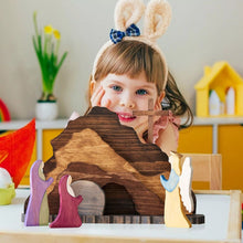 Load image into Gallery viewer, Easter Scene Wooden Decoration
