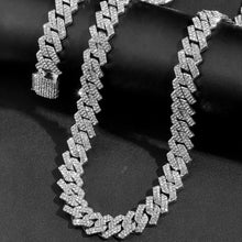 Load image into Gallery viewer, 18K Gold/Silver Cuban Chain with Cuban Bracelet
