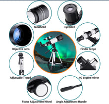 Load image into Gallery viewer, Professional HD 150X Space Astronomical Stellina Telescope with Tripod &amp; Bag
