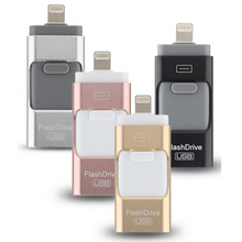 Load image into Gallery viewer, 4 in 1 Photo Stick - USB Drive for iPhone iPad Android Mobiles
