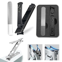 Load image into Gallery viewer, Foldable Double-Ended Nail Clipper Tool
