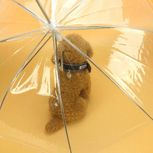 Transparent Dog Umbrella