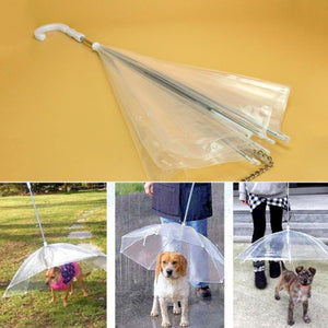 Transparent Dog Umbrella