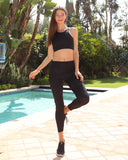 Ashton Set - Sports Bra & Leggings - Black