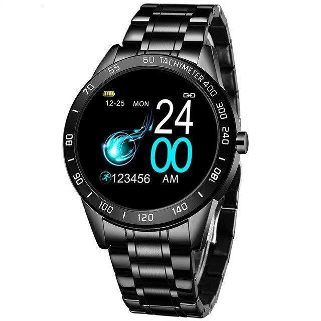 Luxury Watch - Fitness Tracker, Blood/Heart Monitor, Phone Sync