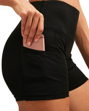 Load image into Gallery viewer, Calcao High Waist Yoga Shorts With Pocket - Black
