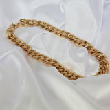 18K Gold Cuban Chunky Chain Necklace