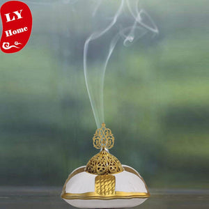 Polyresin Incense Burner Holder Muslim Home Decor Pillow Design Portable Incense Burner