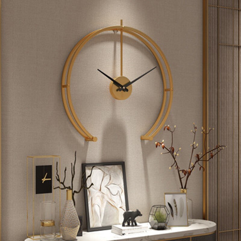 Large Wall Clocks Modern Design Clocks for Home Decor Office European Style Hanging Wall Watch Clocks Silent Home Decor 50cm