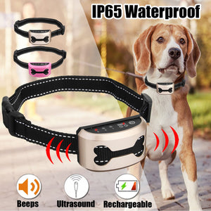 Anti Bark Dog Collar with Rechargeable and Waterproof Technology - ObeyKart