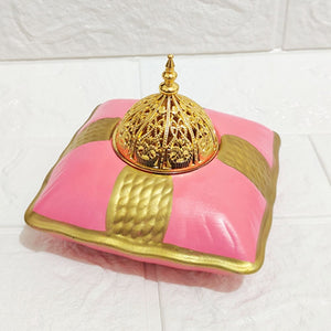 Polyresin Incense Burner Holder Muslim Home Decor Pillow Design Portable Incense Burner