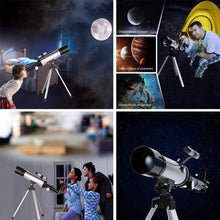 Load image into Gallery viewer, Professional HD 100X Beginners &amp; Kids Telescope With Smartphone Holder
