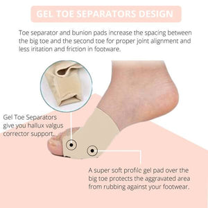 FeelGreat Orthopedic Toe Bunion Corrector - Doctors Recommended