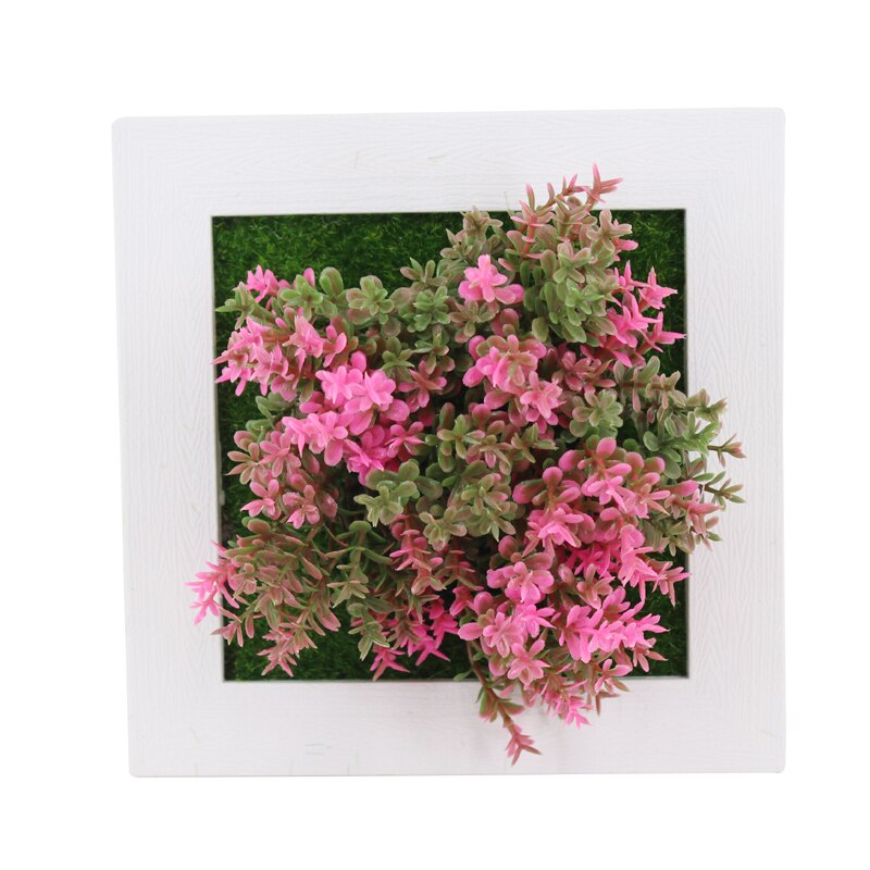 Artificial Plants Wall Decor Decoration for Bedroom Home Decor Artificial Plants Decoration Succulents Frame Wall Hanging Decor