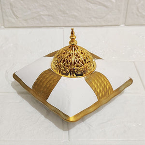 Polyresin Incense Burner Holder Muslim Home Decor Pillow Design Portable Incense Burner