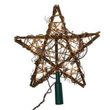Christmas Tree Top Light Star with LED Projector Lights for Christmas Holiday Party Decoration-Silver