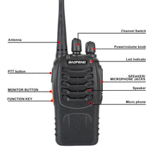 Load image into Gallery viewer, 2x Baofeng Walkie Talkie Long Range

