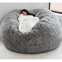 Load image into Gallery viewer, Giant 7ft Fur Bean Bag ( Beans Are Included )
