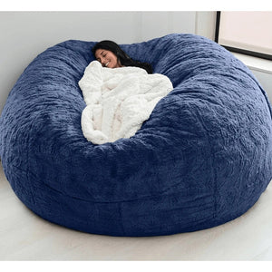Giant 7ft Fur Bean Bag ( Beans Are Included )