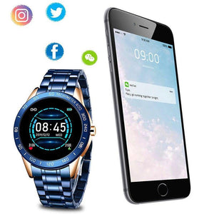 Glen Luxury Smart Watch - Heart Rate Monitor Blood Pressure Fitness Tracker Sport Watch - Theshinemart