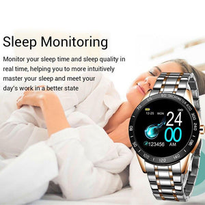 Glen Luxury Smart Watch - Heart Rate Monitor Blood Pressure Fitness Tracker Sport Watch