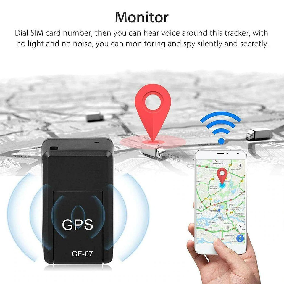 2021 Upgraded Magnetic Mini Gps Locator-AI Intelligent Noise Reduction