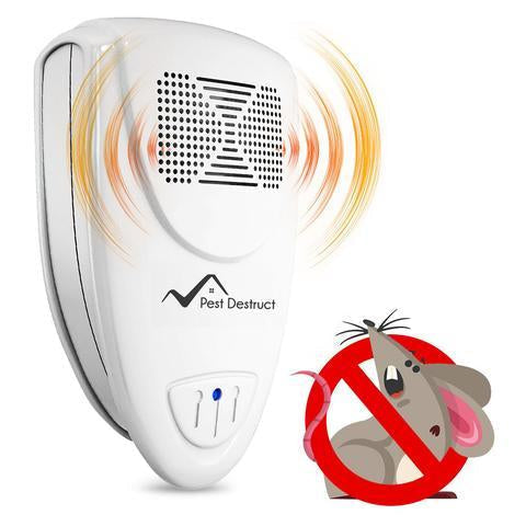 Ultrasonic Mice Repeller - 100% Quickly Eliminate Rats - Pest Destruct™