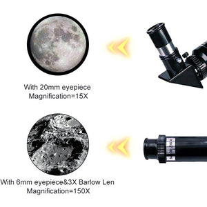 Space Telescope For Kids- 150X High Power Zoom HD Beginners Telescope with Tripod - The Gadgets Emporium