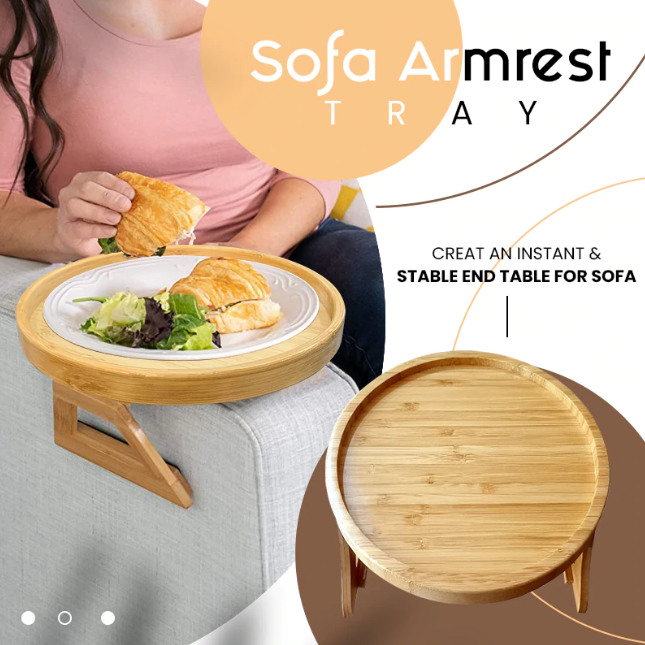 Sofa Armrest Tray