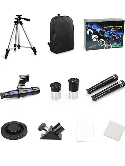 Space Telescope for Beginners Equipped with 150X magnification and 3X Barlow lens