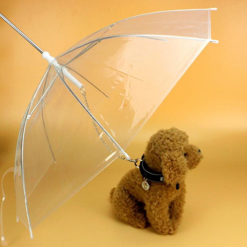 Transparent Dog Umbrella