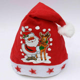 Merry Christmas LED Light Hat Santa Claus