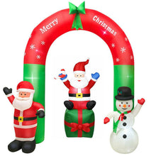 Load image into Gallery viewer, 1.8M Outdoor Xmas Christmas Inflatable LED Light Up Snowman Santa Blower Decor
