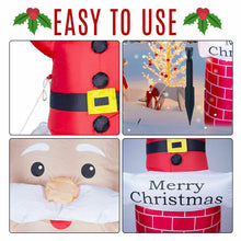 Load image into Gallery viewer, 7Ft Inflatable Christmas Santa Claus &amp; 4FT Snowman Xmas Decoration LED Lights Holiday Blow Up
